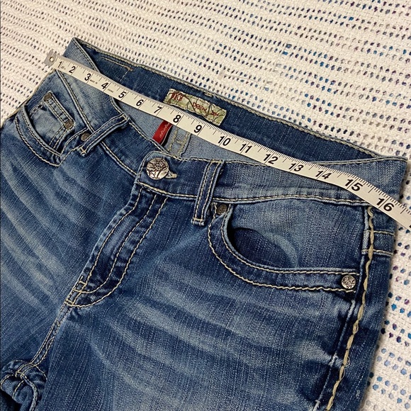 Buckle BKE DREW Stretch Boot Cut Zip Fly Mid Rise Western Cowgirl  29” x 291/2” - Picture 12 of 13